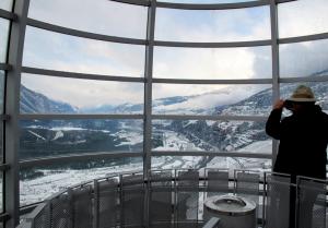 Blick aus der Leuker Schlosskuppel