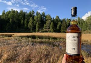 Rauchiger Whisky am Moorsee auf der Moosalp