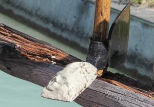 Gletschersand aus der Suone